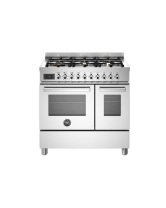 Bertazzoni Professional Series 90cm Dual Fuel Range Cooker with Electric Double Oven